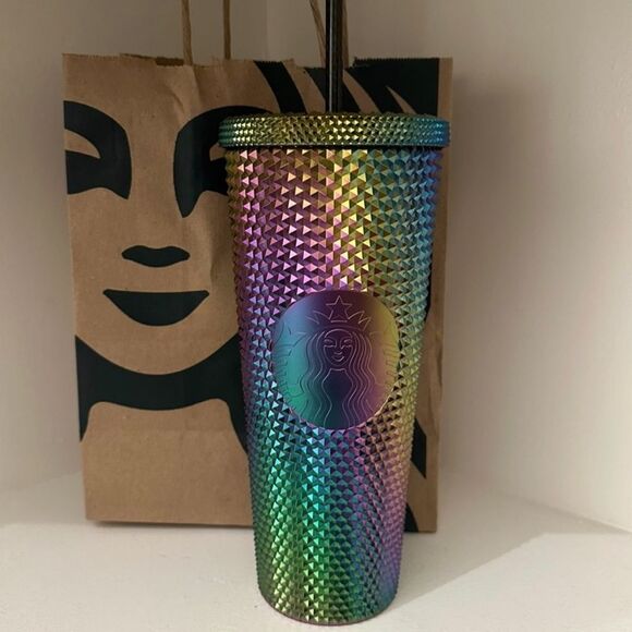 Bundle of Starbucks Fall 2023 Oil Slick Venti Tumblers - Picture 4 of 5